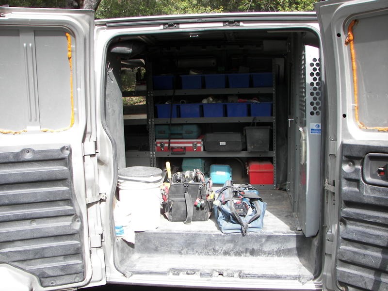 Cargo Van Shelving Ideas