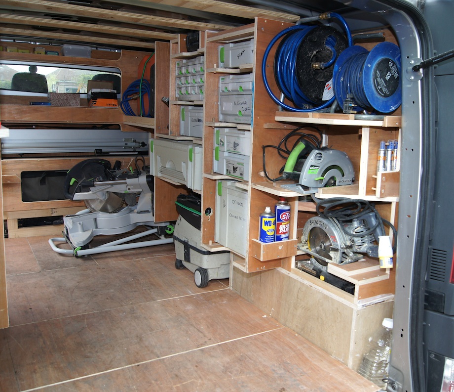 Van Tool Storage Ideas