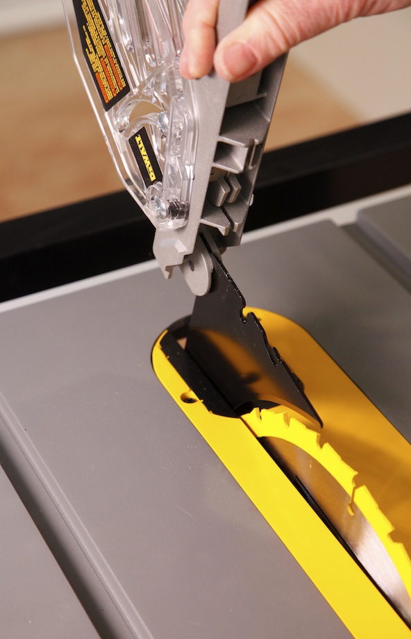 Dewalt dw745 sales blade guard