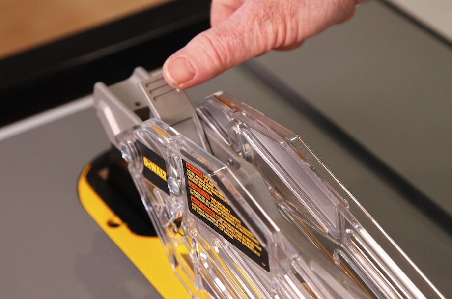 Dewalt dw745 shop blade guard