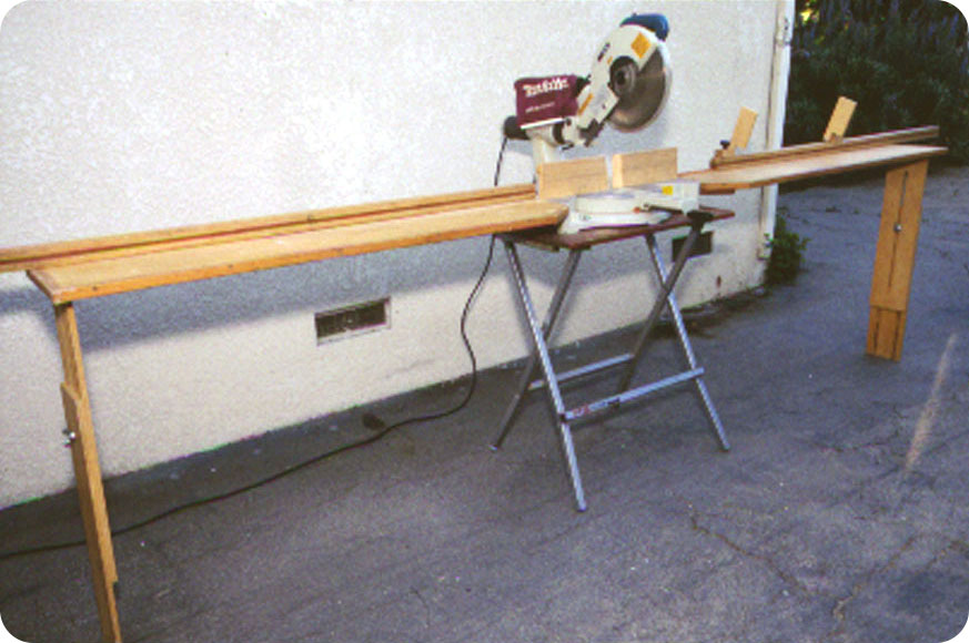 Making A Wooden Miter Saw Stand